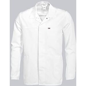 BP 1670 500 unisex jas van duurzaam gemengd weefsel wit, maat XL