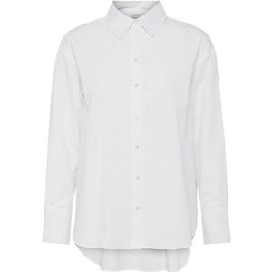 Blouse - Effen - Katoen - Lange Mouw - Losse Pasvorm