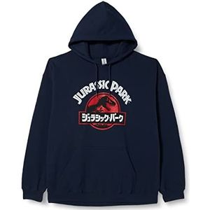 Jurassic Park Sweatshirt met capuchon voor heren, Marine., XXL