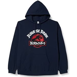 Jurassic Park Sweatshirt met capuchon voor heren, Marine., XL