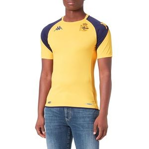 Kappa Abou Pro 7 sportshirt L geel/blauw