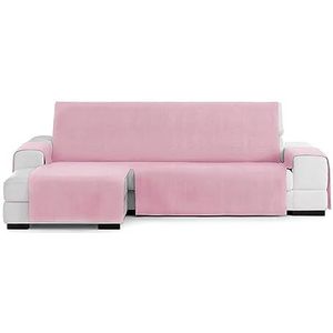 Eysa Overtrek voor chaise longue, praktisch, oriënt, 290 cm, kleur 02/roze, links vooraanzicht