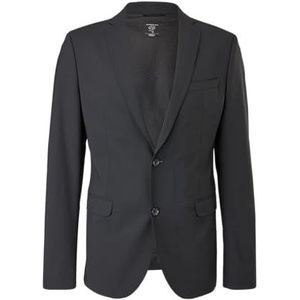 Colbert - Slim Fit - Blazer - Effen - Gevoerde Zoom/Rand, Knoopsluiting