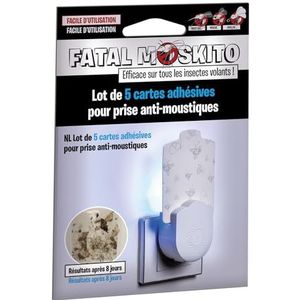 MYBO TV - Fatal MOSKITO – muggenstekker, effectief tegen vliegende insecten, muggen, vliegen, motten – verkocht met twee navulverpakkingen