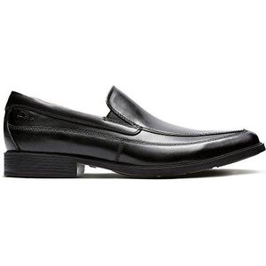 Clarks Tilden Free Loafer voor heren, Zwart leder, 7.5 UK Wide