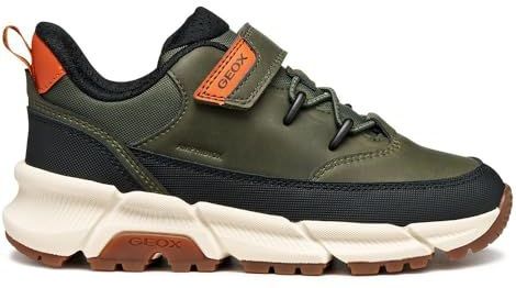 Geox - J FLEXYPER PLUS - Sneakers - Kaki - Waterdicht en Ademend