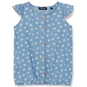 Blue Seven meisjes blouse, JEANSBLAUW ORIG, 116 cm