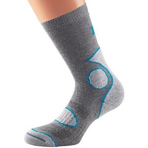 1000 Mile Heren 2 Seizoen 1000 Mile Heren 2 Seizoen Wandelsokken - Grijs/Oranje, Medium/Maat UK 6-8,5