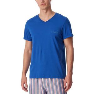 Schiesser Herren Schlafshirt kurzarm V-Ausschnitt - Mix + Relax