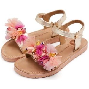 Gioseppo - Stannard - Sandalen - Lichtgrijs - Leer - Platte met Bandjes