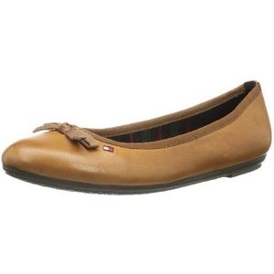 Tommy Hilfiger Camilla 30 A FW56815943 dames ballerina's, Braun Cognac 606, 37 EU