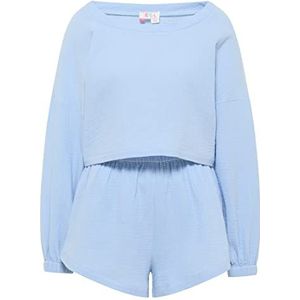 SWIRLY Set van 2 stuks, lichtblauw, M