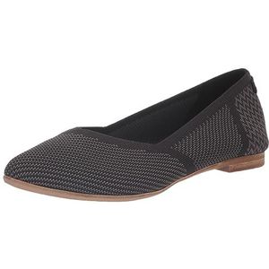 TOMS Jutti Nette Balletschoen dames, Zwart Repreve Gebreid, 38 EU