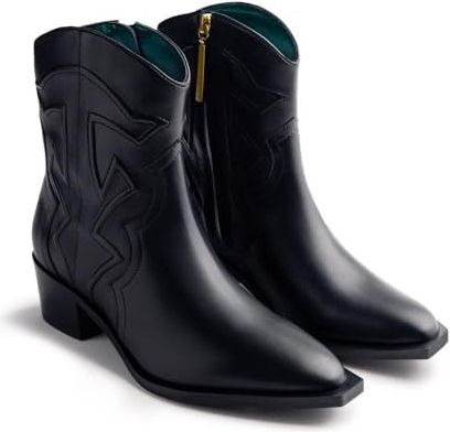 Gioseppo - Quamba - Cowboylaarzen - Leren - Zwart - Met Rits