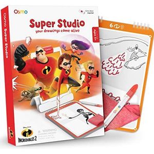 Osmo - Super Studio Incredibles 2 - Ages 5-11 - Learn to Draw - For iPad or Fire Tablet (Osmo Base Required)