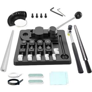 Ring Bender Ring Bending Tool Set - Ring Buigen Machine met Nylon Matrijzen, Ring Bender Tool voor Sieraden, Ring Maken Bender Tool Ring Sizer Meten Multifunctionele Sieraden Tool
