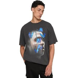 Mister Tee Upscale - Le Papillon Oversize Heren T-shirt - Grijs