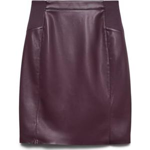 VERO MODA Vmbuttersia Hw Coated Rok Noos voor dames, Winetasting, L