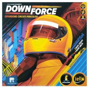 Restoration Games Downforce: Danger Circuit - Bordspel met 2 nieuwe tracks en 6 nieuwe powers | Leeftijd 8+ | Aantal spelers 2-6