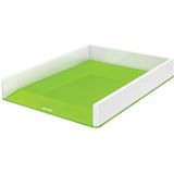 Leitz 53611054 A4 Brievenbak, WOW Range, Wit/Groen