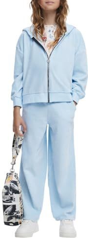 Desigual - Sweatshirt - Effen Kleur - Met Oortjes en Strass-logo