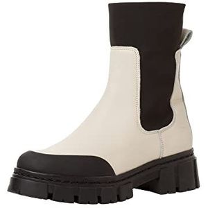 Tamaris 1-1-25930-37 enkellaarsjes voor dames, Ivory Kam, 36 EU