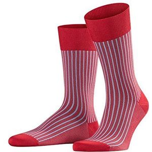 FALKE Heren Oxford Stripe Sokken - Katoen Rijk, Meerdere kleuren, UK maten 5.5-12.5 (EU 39-48), 1 paar - dun, elegant, kleurrijk, gemerceriseerd katoen