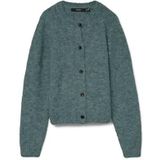 VERO MODA - VMNovah - Gebreid Vest - Donkergroen