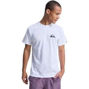Quiksilver - Ev Mini Logo - T-shirt - Wit - 100% Katoen