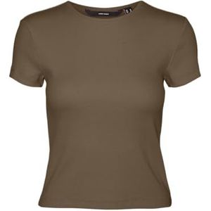 VERO MODA Vmchloe Ss Short JRS Noos Top voor dames, cub, M