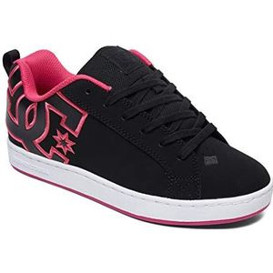 DC Shoes Dames Court Graffik Skate Schoen, Zwart Roze Stencil, 37.5 EU