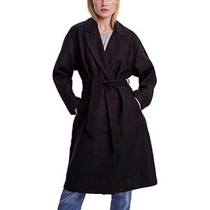 VERO MODA Vmfortune Long Jacket Ga Noos Damesmantel, zwart, L