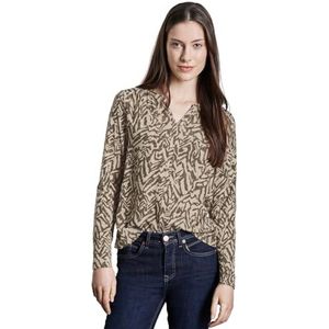 Street One - Overhemd - Gemêleerd - Grafisch Patroon - Lange Mouwen