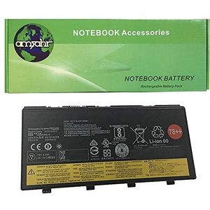 Amsahr LEN0HW030-05 vervangende batterij voor Lenovo 00HW030, Lenovo ThinkPad P70 (15V, 6400mAh, 96Wh, omvat mini optische muis) zwart
