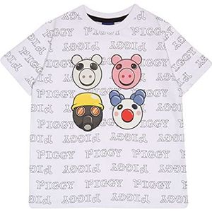 Piggy Zeichen T-shirt, Kinderen, 116-182, Weiß, Officiële Koopwaar