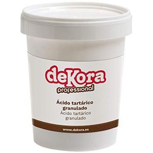 Dekora - Levensmiddelenadditief wijnsteenzuur poeder - 400 g