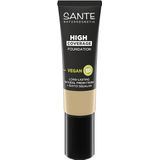 SANTE - High Coverage Foundation - 02 Warm Ivory - 25 ml - Vegan