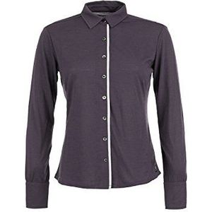 super.natural Dames W Comfort Button Shirt Merino Blouse