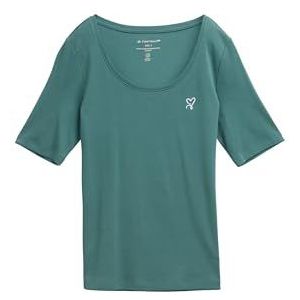 TOM TAILOR T-shirt voor dames, 10697 - zeedennengroen, XXL