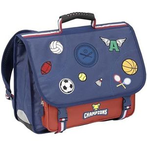 VIQUEL - Schooltas 38 cm Championship voor kinderen - 2 vakken - van duurzaam polyester - tucksluiting - 38 x 32 x 15 cm