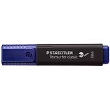 STAEDTLER 364 C-9 Textsurfer Classic 364 Vintage markeerstiften (hoge kwaliteit Made in Germany, met grote inktopslag voor extra lange markeerprestaties), doos van 10 stuks, zwart