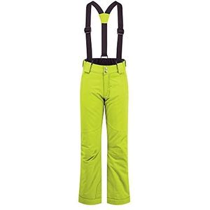 Dare2b Kid's Outmove II Waterdicht Ademend Getapete Naden Reflecterende Detail Warm Touch Voering Pant Salopettes, Lime Punch, 11-12