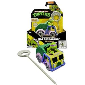 TMNT Teenage Mutant Ninja Turtles, TMNT Donatello Ninja Turtles, RAD Rip Racers, actiefvoertuig, klassieke editie, speelgoed en cadeaus voor kinderen vanaf 3 jaar