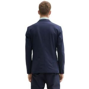 TOM TAILOR Performance blazer voor heren, 10668 - Sky Captain Blue, 56