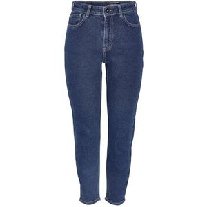 Noisy may dames jeans broek, donkerblauw (dark blue denim), 30W x 32L