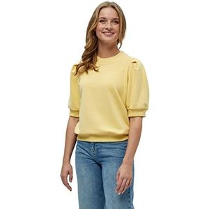 Minus Dames Mika Sweat Sweatshirt, Yellow Straw, XL