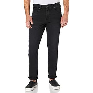 Wrangler Men's Texas Slim Jeans, Black Crow, W28 / L32, Zwarte Crow, 28W x 32L