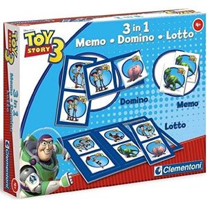 13707 Clementoni 3-in-1 memo-domino-Lotto Toy Story 3