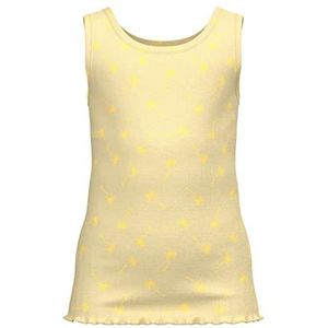 NAME IT Nkfveminna Slim Tank Top H Tanktop voor meisjes, Double Cream, 116 cm