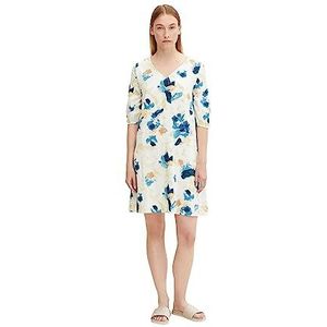 TOM TAILOR Dames midi-jurk 1032207, 29525 - Colorful Watercolor Design, 40